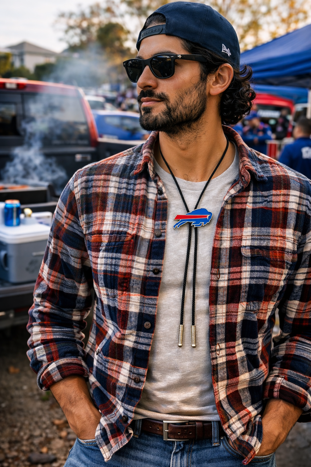 Buffalo Bills Bolo Tie – NFL Fan Game Day Accessory