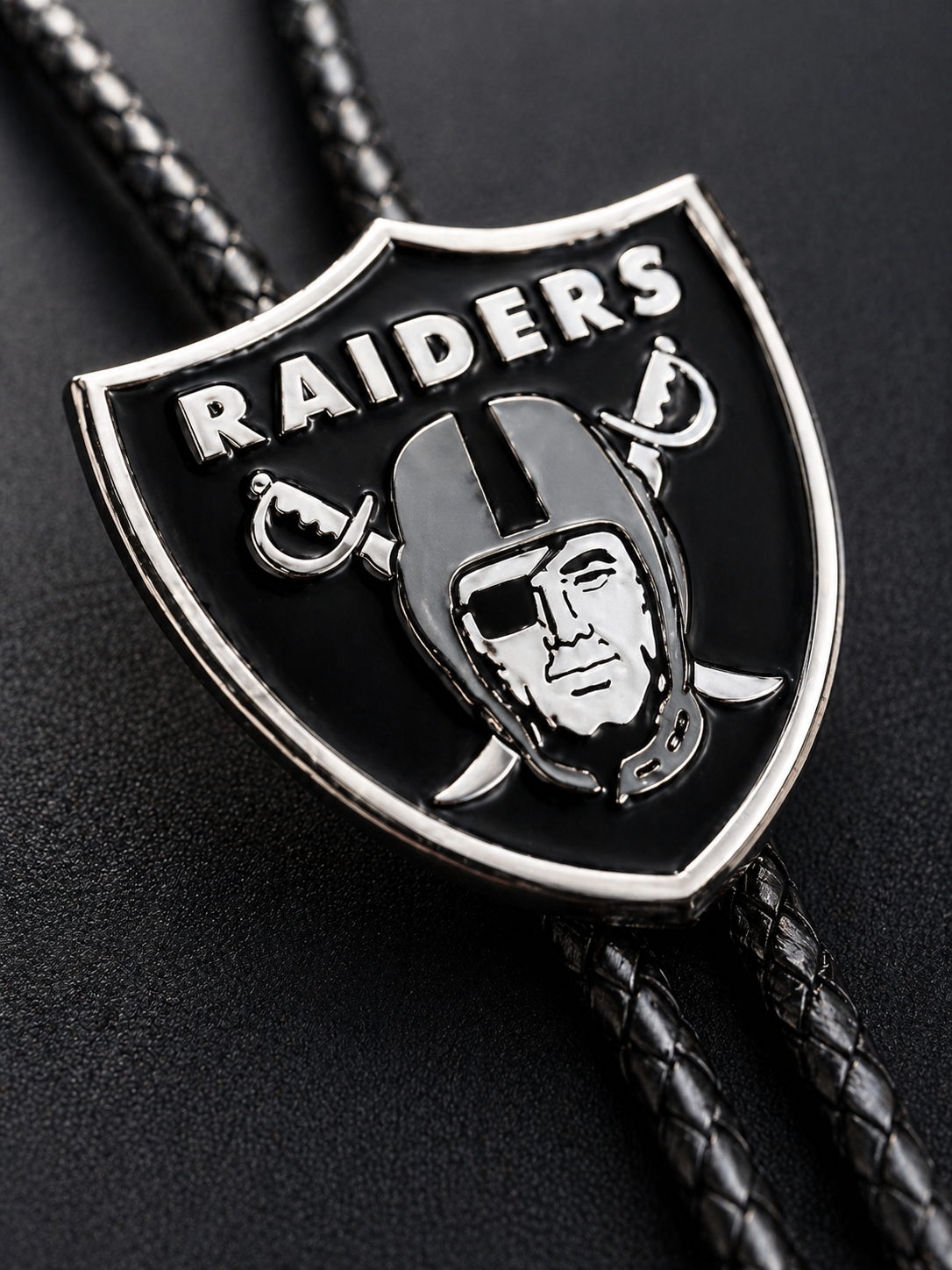 Las Vegas Raiders Bolo Tie – NFL Fan Game Day Accessory