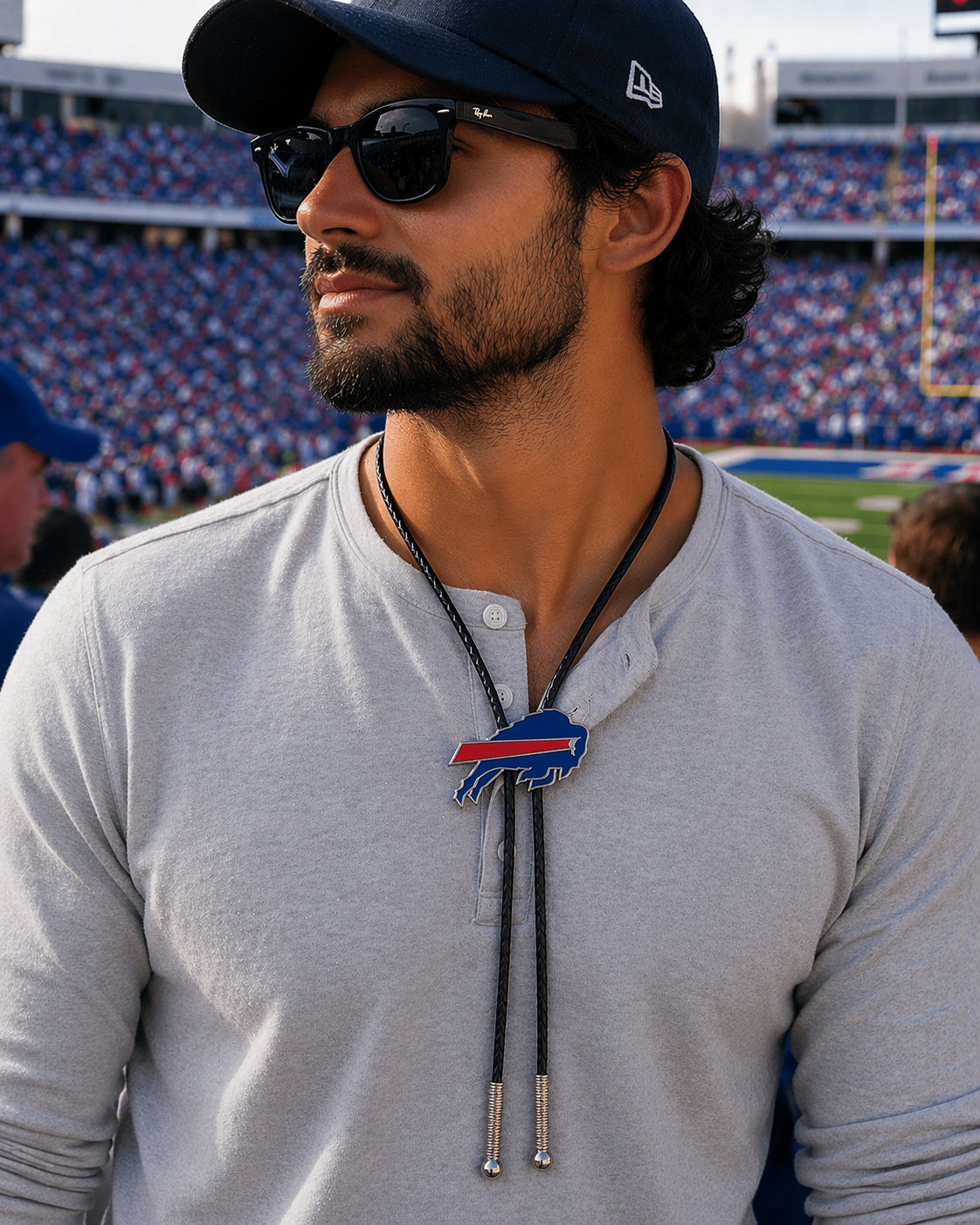 Buffalo Bills Bolo Tie – NFL Fan Game Day Accessory