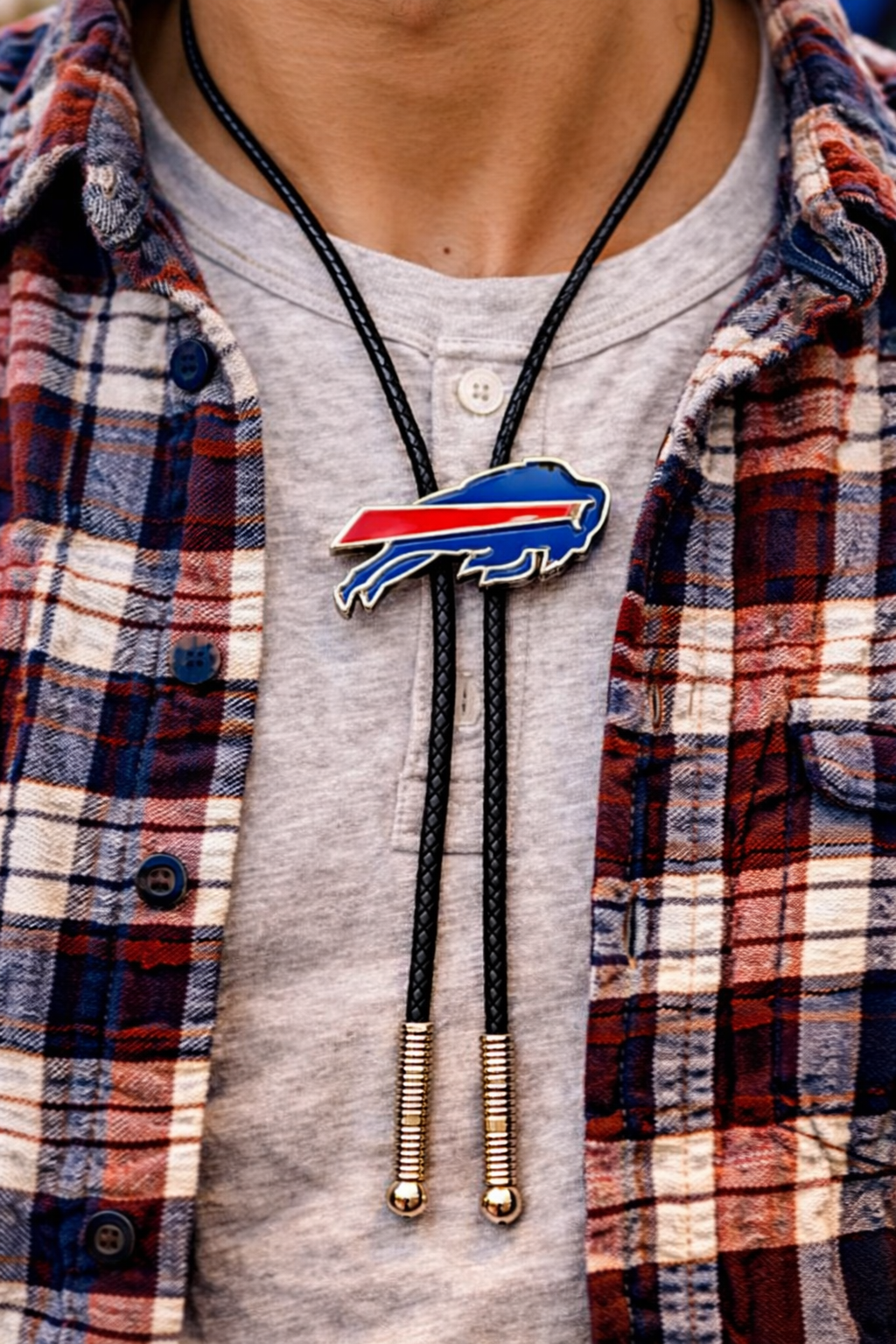Buffalo Bills Bolo Tie – NFL Fan Game Day Accessory