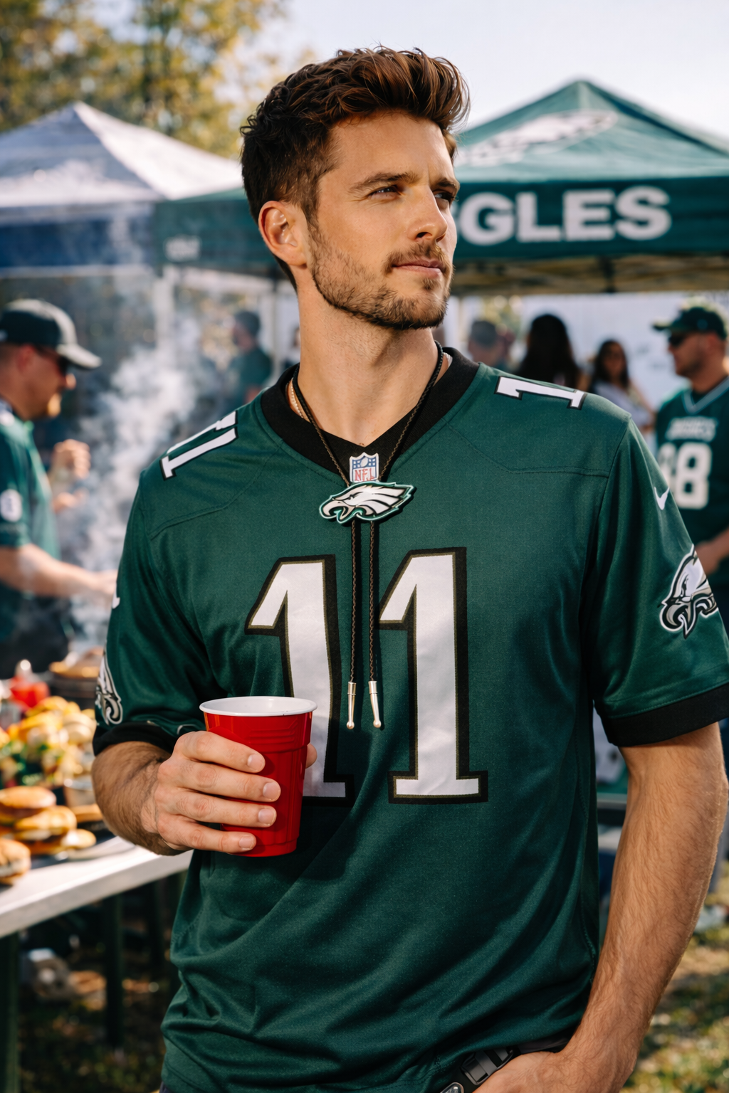 Philadelphia Eagles Bolo Tie – NFL Fan Game Day Accessory