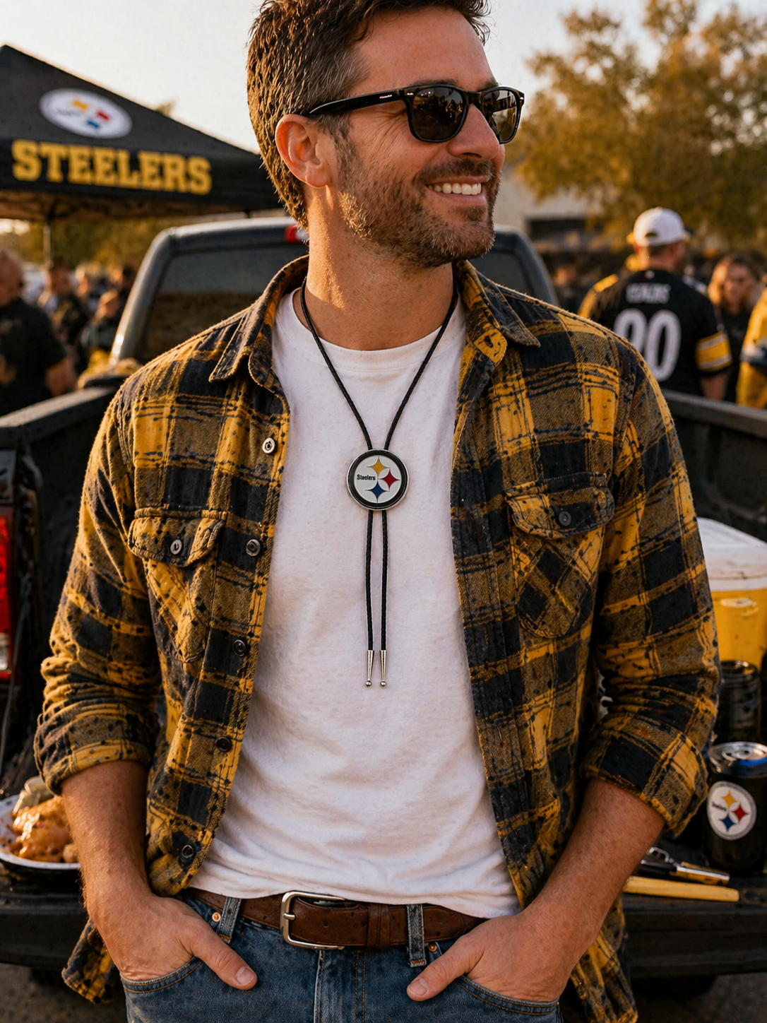 Pittsburgh Steelers Bolo Tie – NFL Fan Game Day Accessory