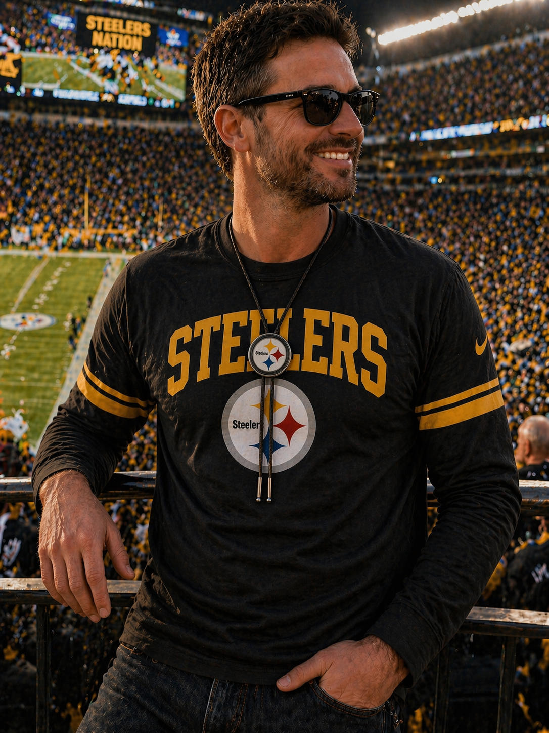 Pittsburgh Steelers Bolo Tie – NFL Fan Game Day Accessory