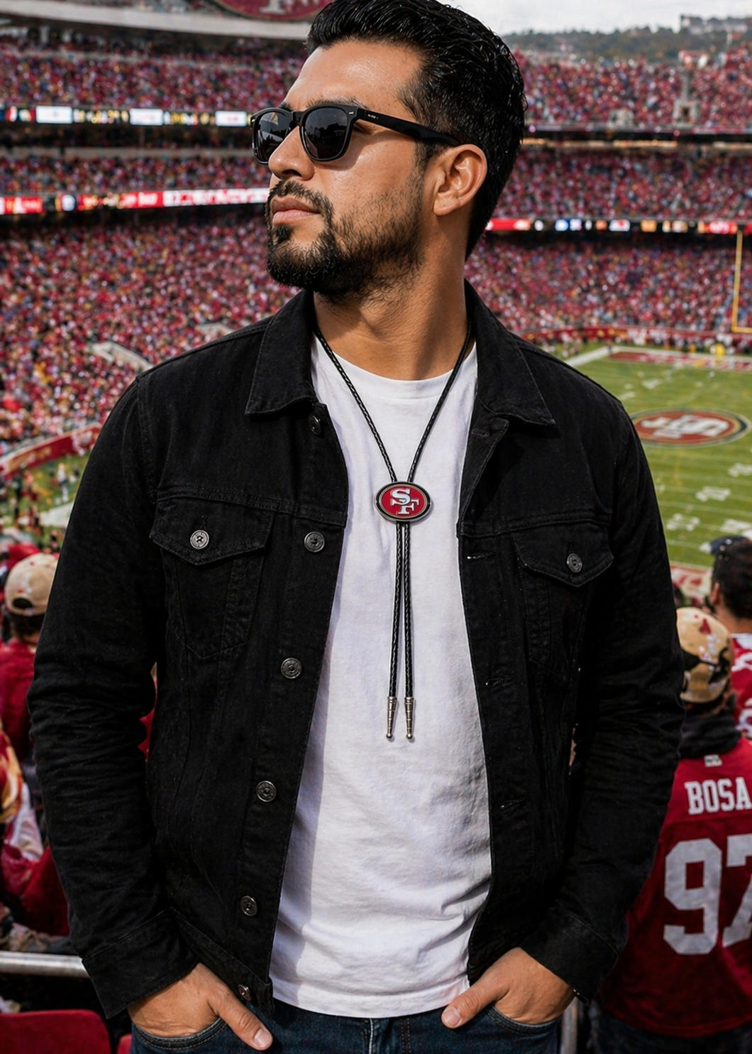 San Francisco 49ers Bolo Tie – NFL Fan Game Day Accessory