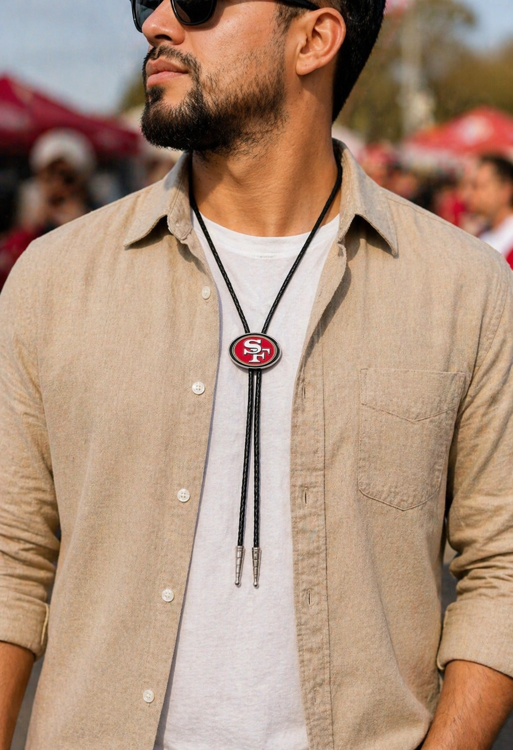 San Francisco 49ers Bolo Tie – NFL Fan Game Day Accessory