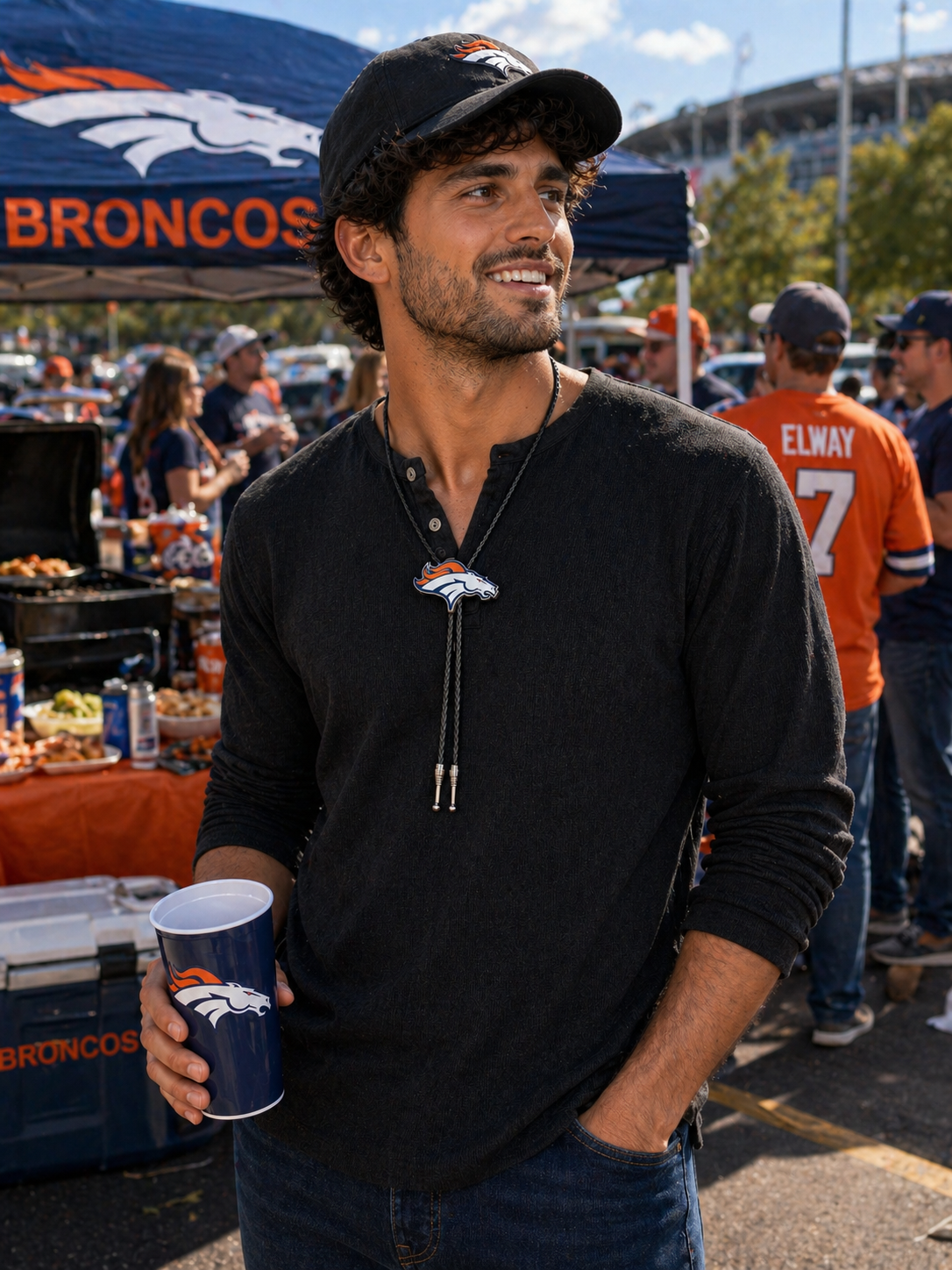 Denver Broncos Bolo Tie – NFL Fan Game Day Accessory