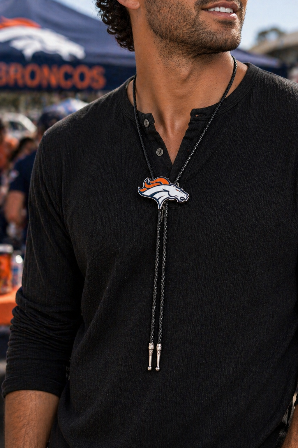 Denver Broncos Bolo Tie – NFL Fan Game Day Accessory